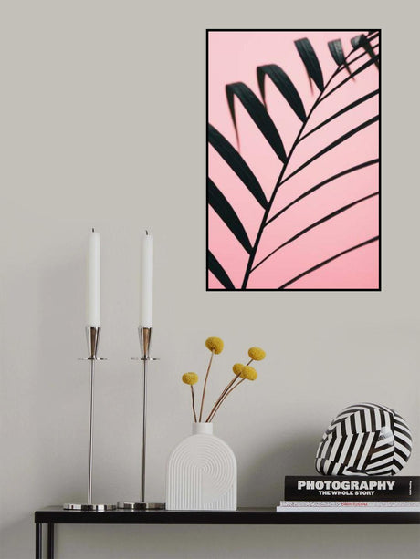 Graphic palm leaf_2 Poster och Canvastavla
