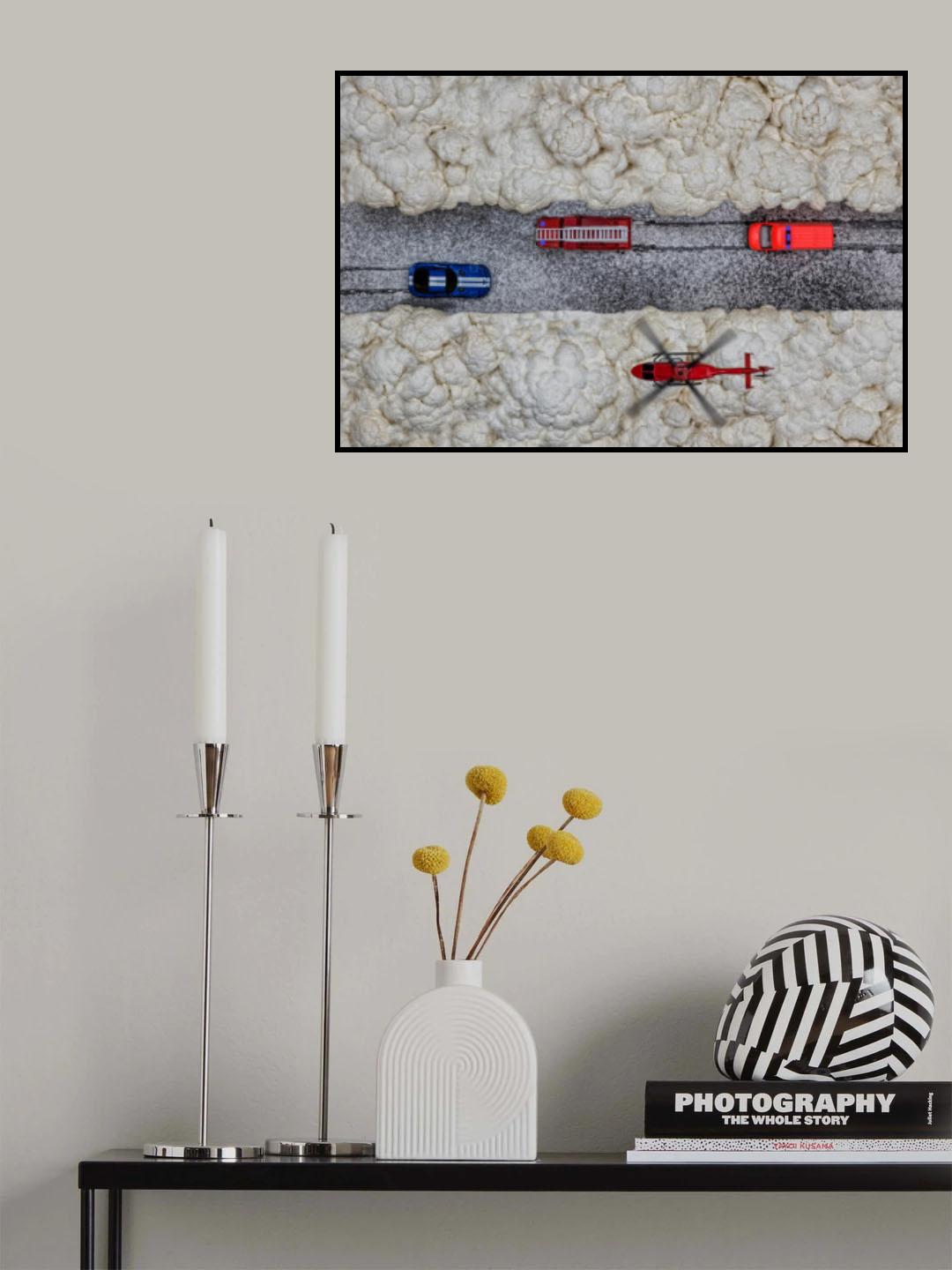 Winter rescue Poster och Canvastavla