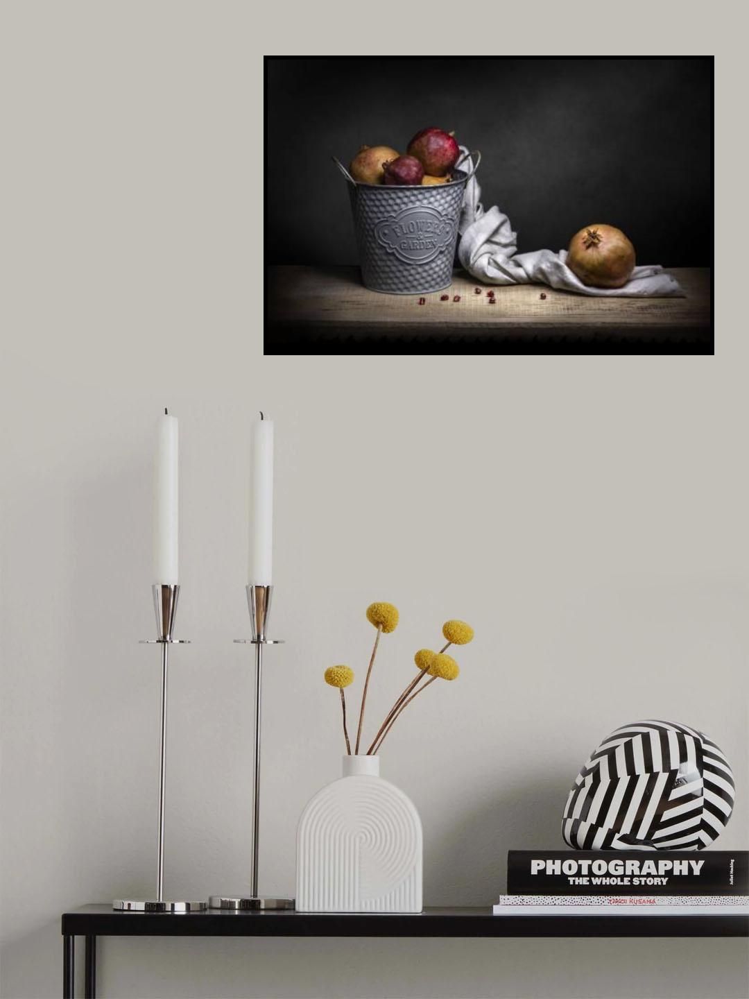 Fruit Bucket Poster och Canvastavla