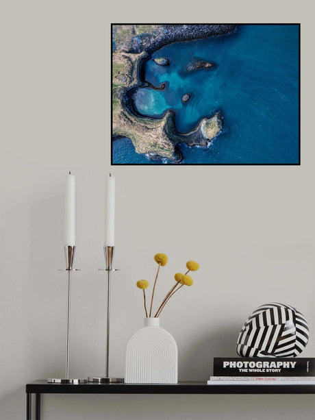 Fishing dock Bay Poster och Canvastavla