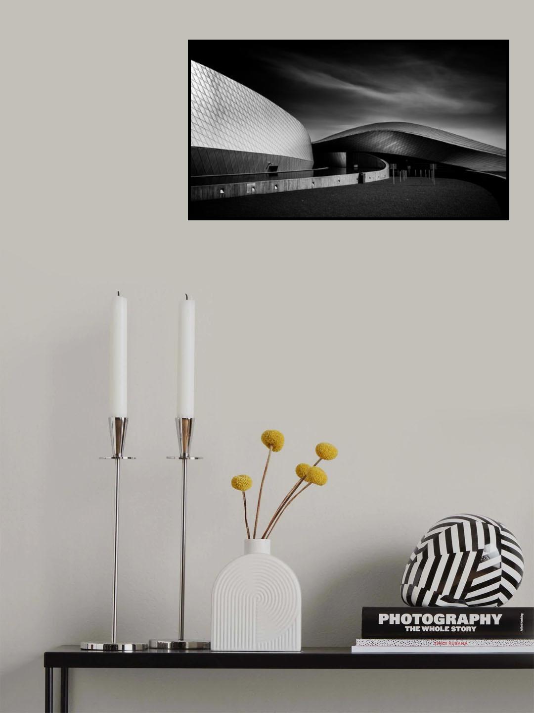 Den Bla Planet Poster och Canvastavla