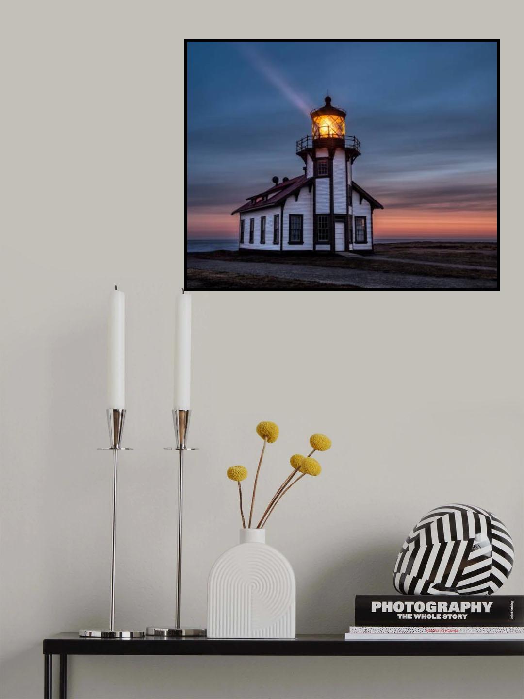 Cabrillo Lighthouse Poster och Canvastavla