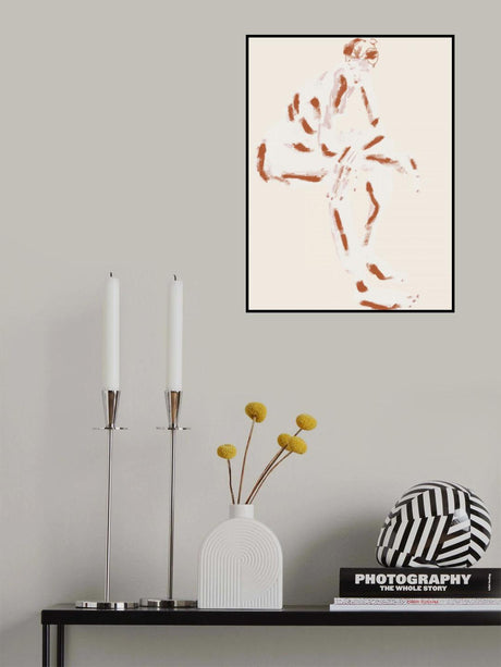 Seated Nude With Crossed Arms Poster och Canvastavla