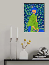 peacock woman Poster och Canvastavla