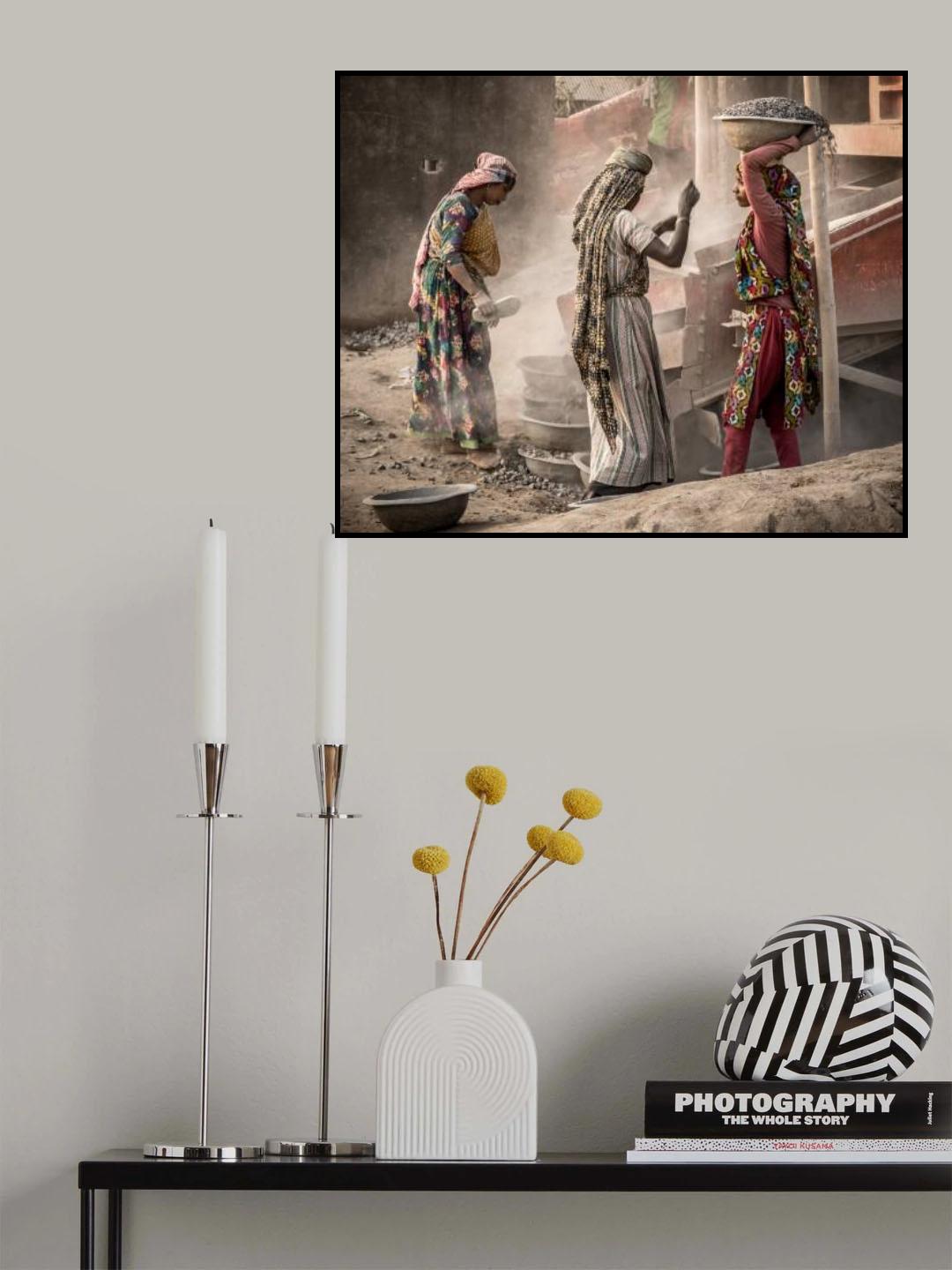 Woman Labour - Three Graces Poster och Canvastavla