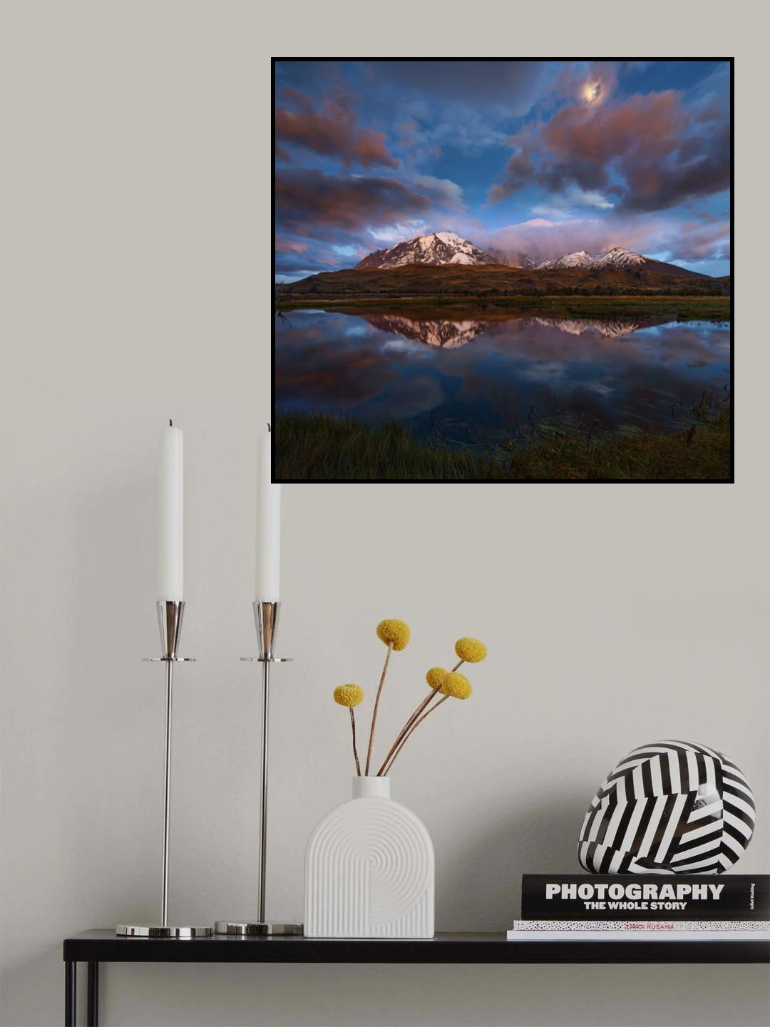 Patagonia: Dance of the Clouds Poster och Canvastavla