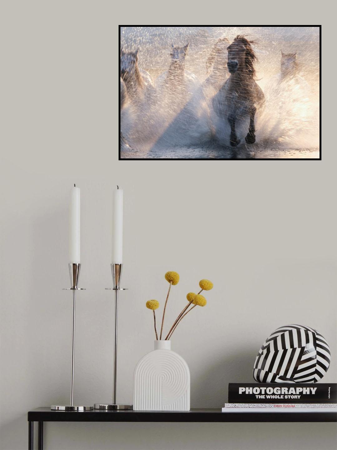 Run Poster och Canvastavla
