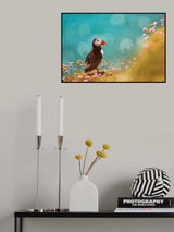 Atlantic puffin (Fratercula arctica) Poster och Canvastavla