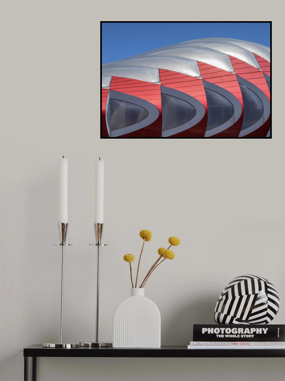 Rhythm in red Poster och Canvastavla