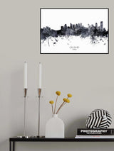 Calgary Canada Skyline Poster och Canvastavla