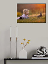 Maja and bunnies Poster och Canvastavla