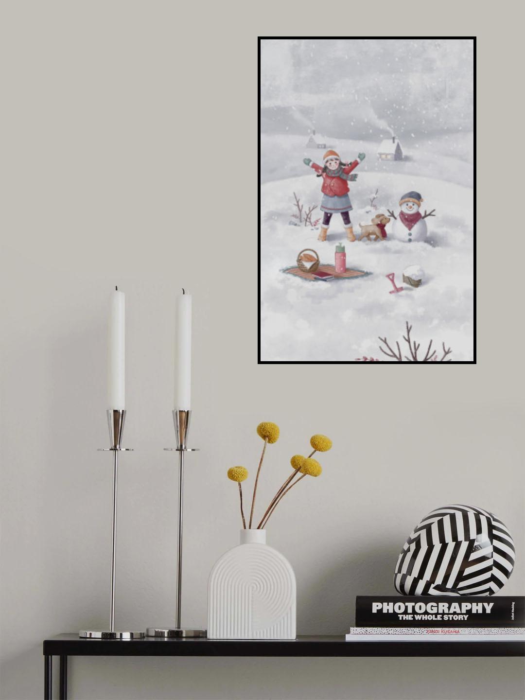 Winter Girl (1) Poster och Canvastavla