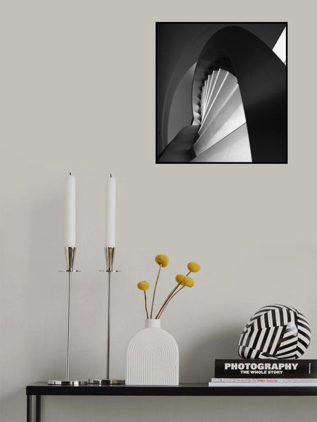 Straight and curves lines Poster och Canvastavla