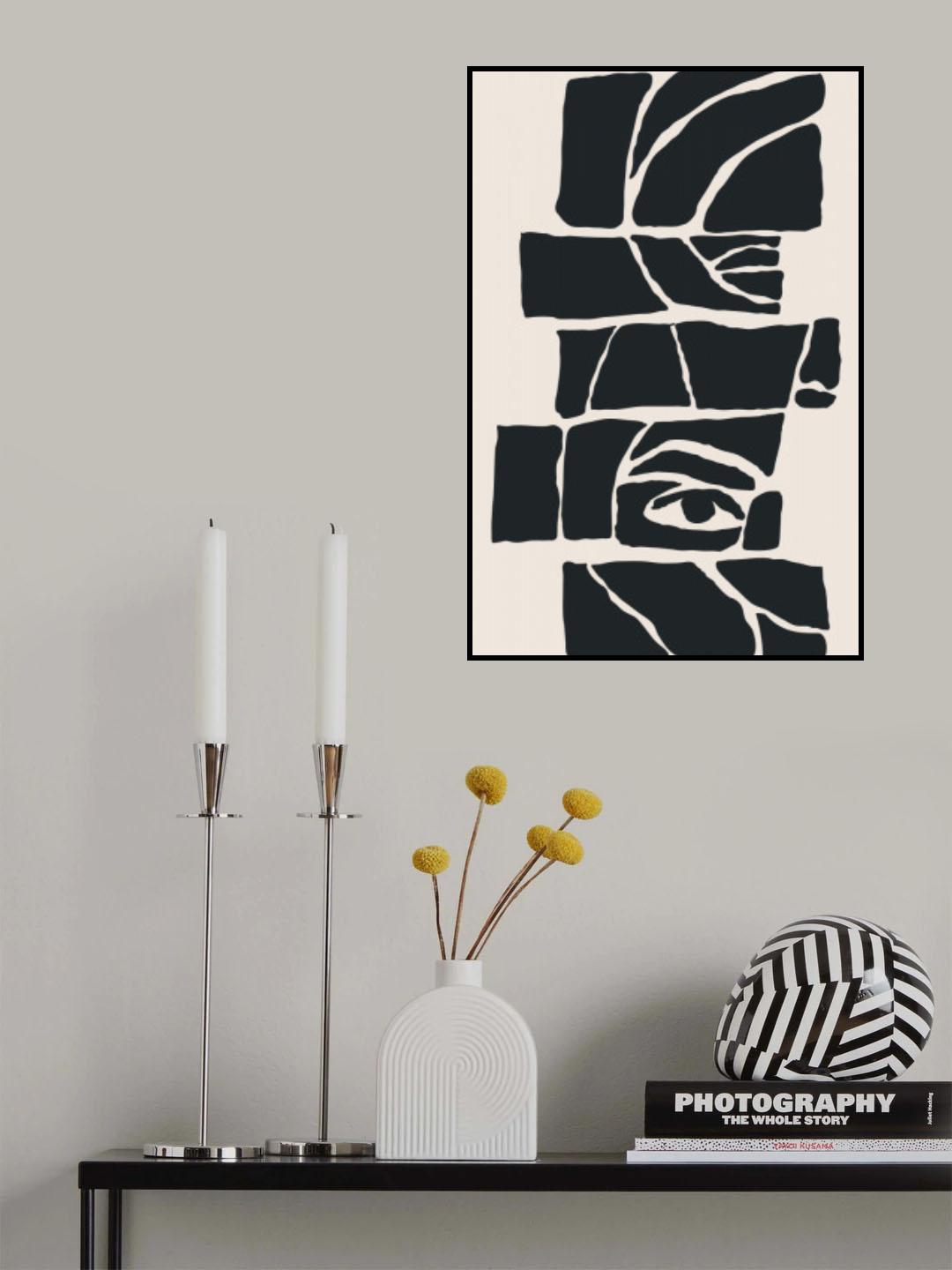 Abstract Face #7 Poster och Canvastavla