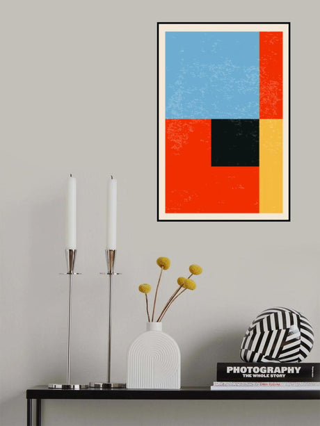 Minimal Abstract Shapes Series #16 Poster och Canvastavla