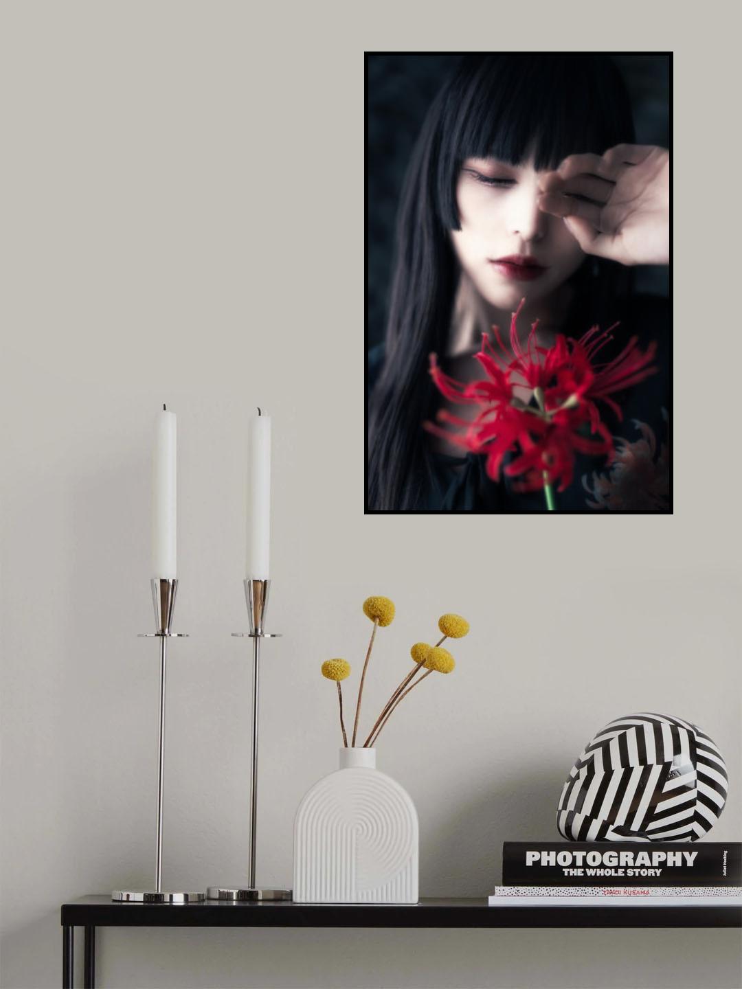 Cluster amaryllis Poster och Canvastavla