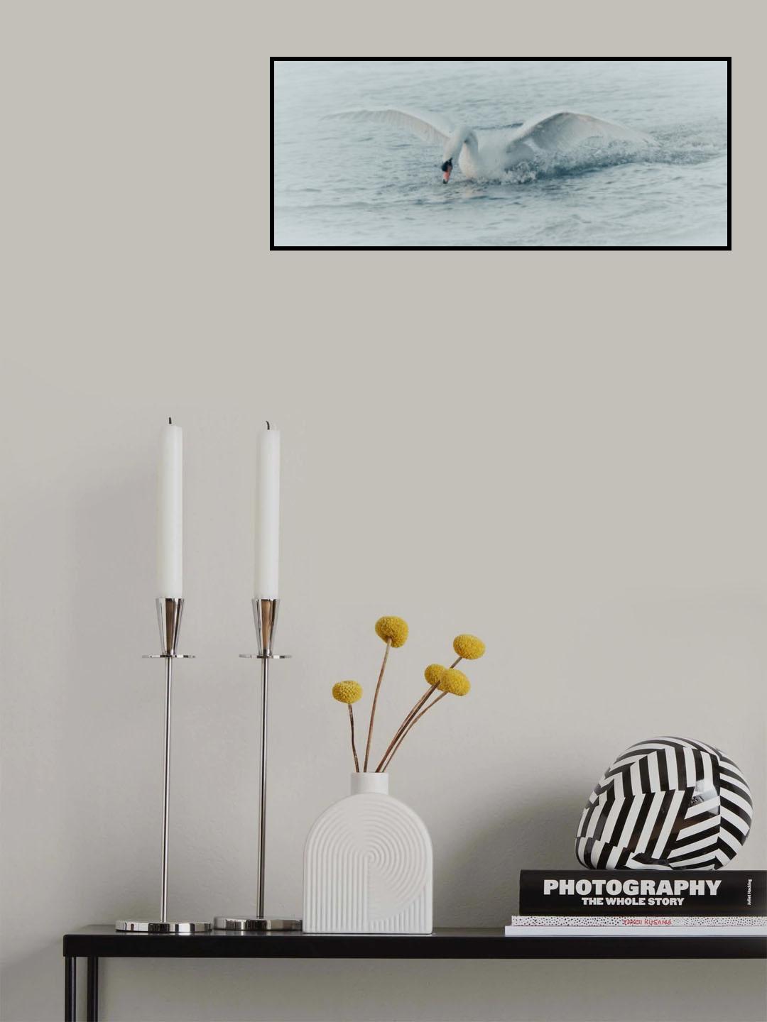 A Splash of white Poster och Canvastavla