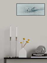 A Splash of white Poster och Canvastavla