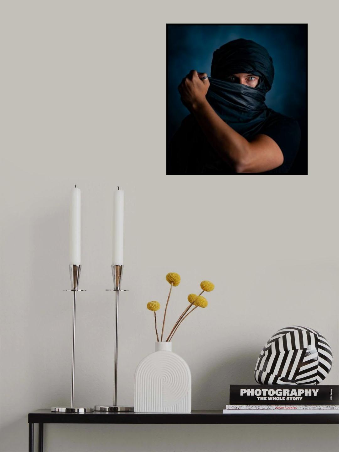 ...blue man Poster och Canvastavla