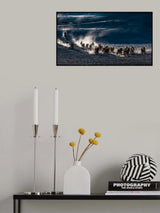 Galloping Horses Poster och Canvastavla