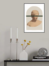 Artemis Mustard and Green Poster och Canvastavla