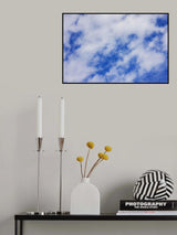 cloudy weather and sky background Poster och Canvastavla
