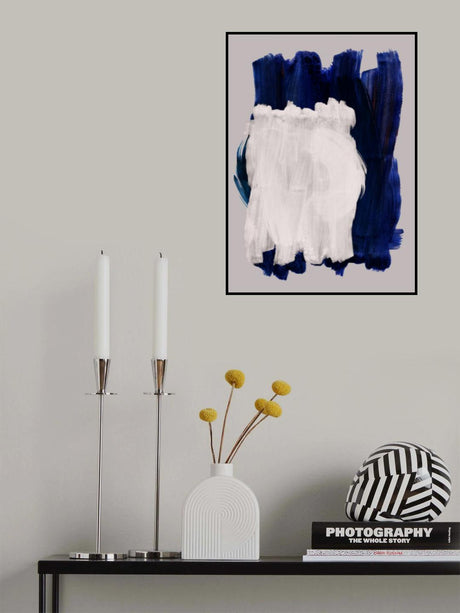 Abstract Brush Strokes 14 Poster och Canvastavla