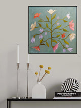 Flowers In Suspense Poster och Canvastavla