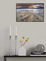 A morning of autumn at Luskentyre Poster och Canvastavla