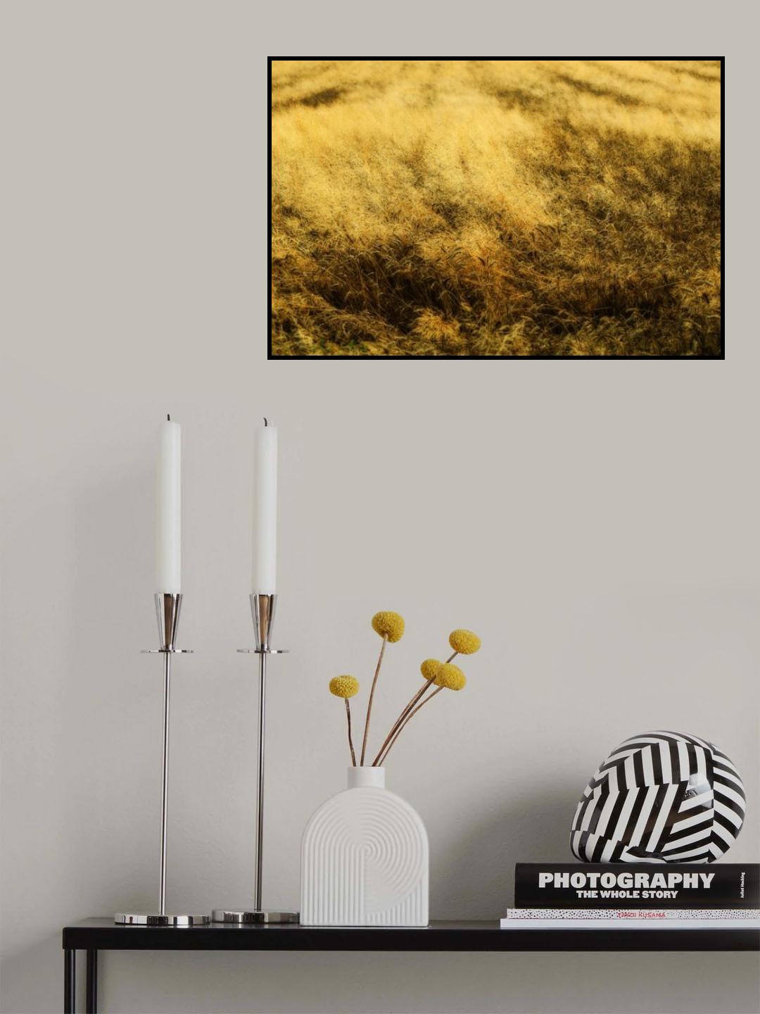 Golden waves Poster och Canvastavla