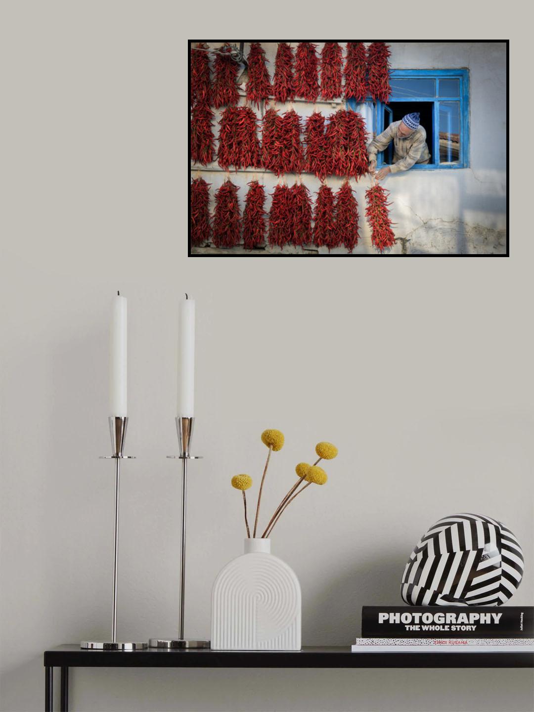 red hot pepper Poster och Canvastavla