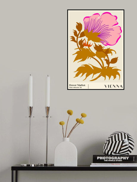 Flower Market. Vienna Poster och Canvastavla