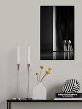 black + white + door Poster och Canvastavla