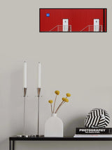 Red Barn Poster och Canvastavla