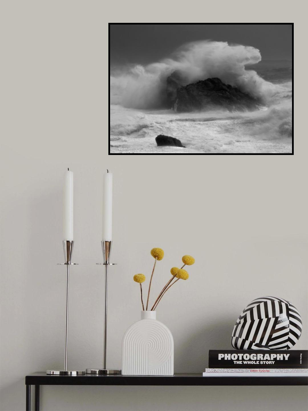 raging waves Poster och Canvastavla