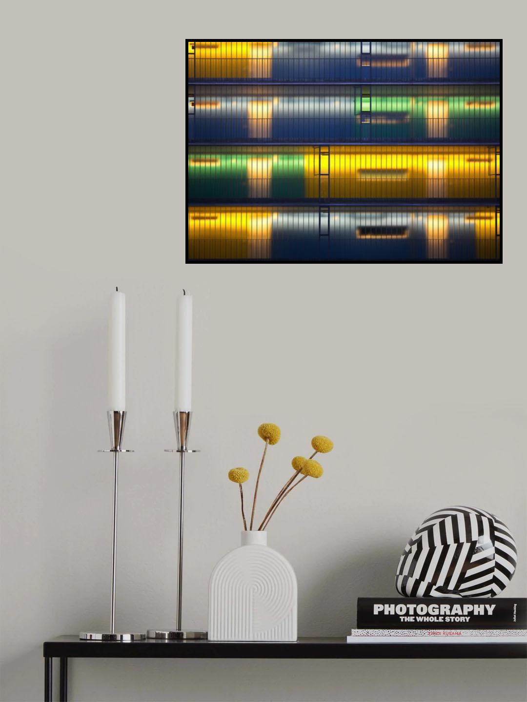 night-facade Poster och Canvastavla