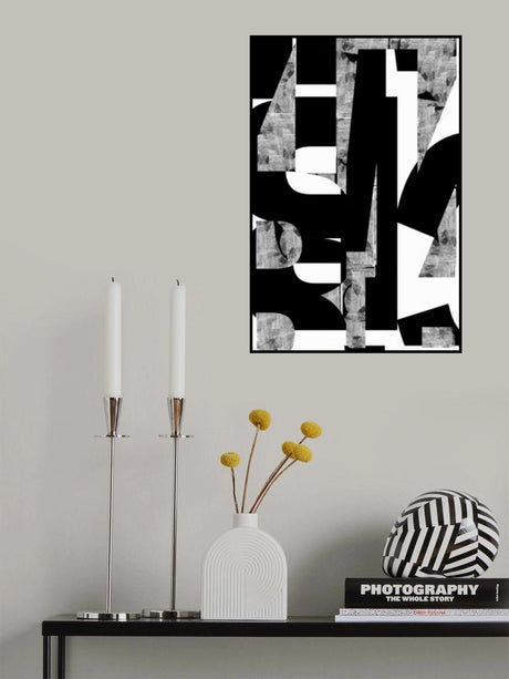 Typography No2 Poster och Canvastavla