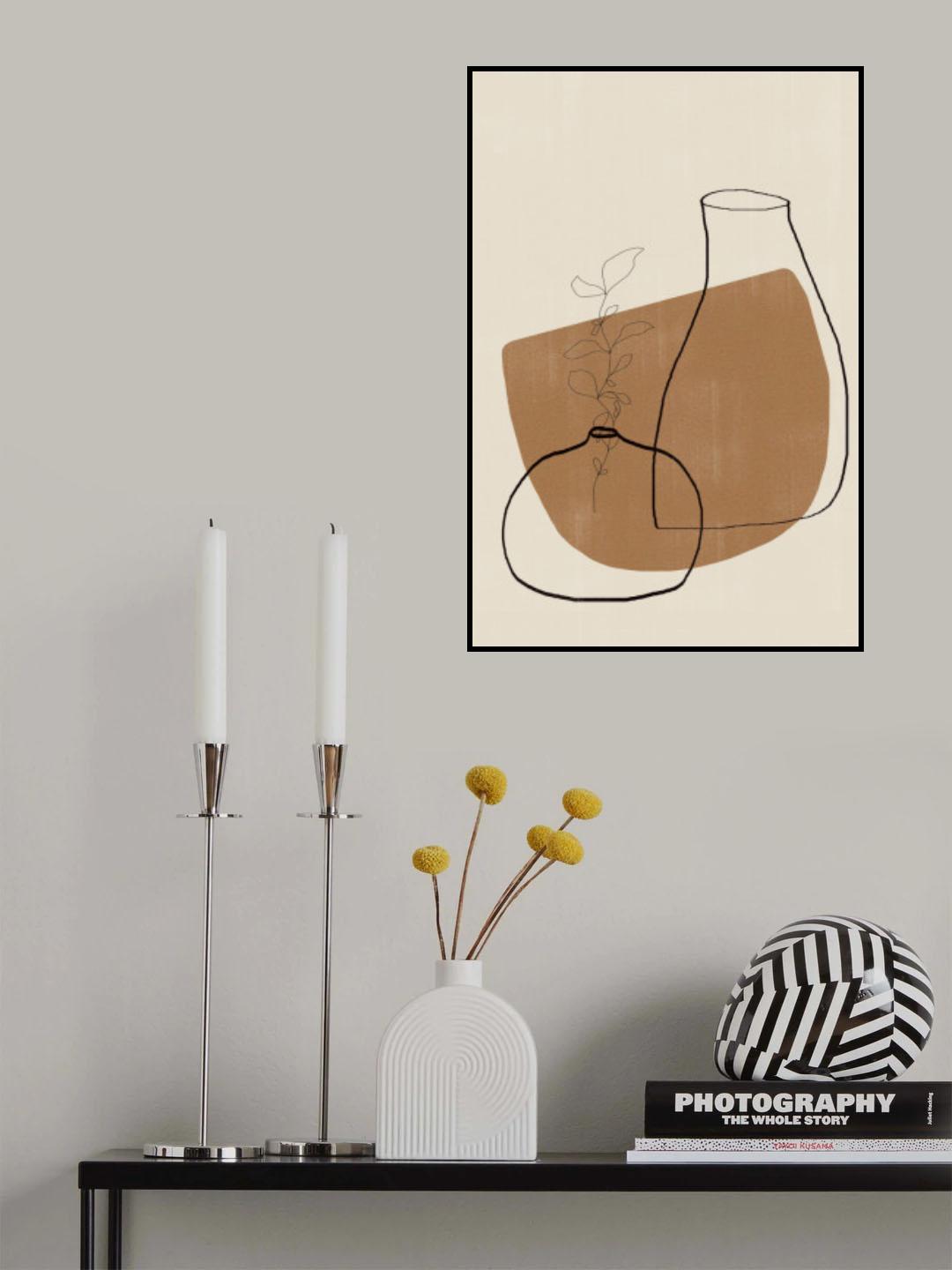 Vases No12. Poster och Canvastavla