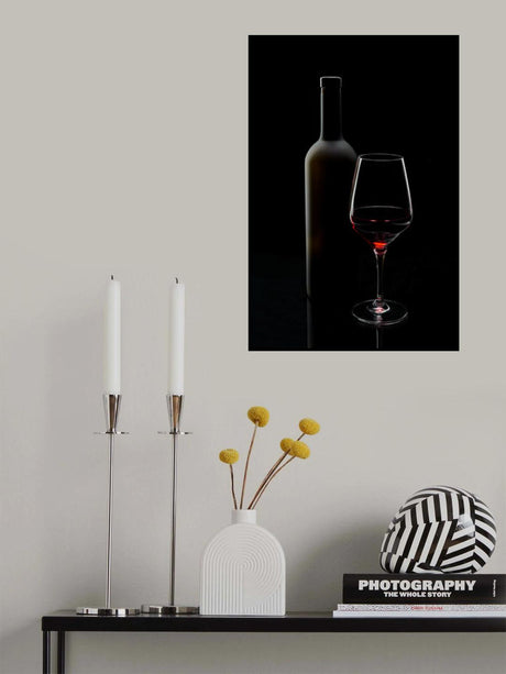 Red wine Poster och Canvastavla