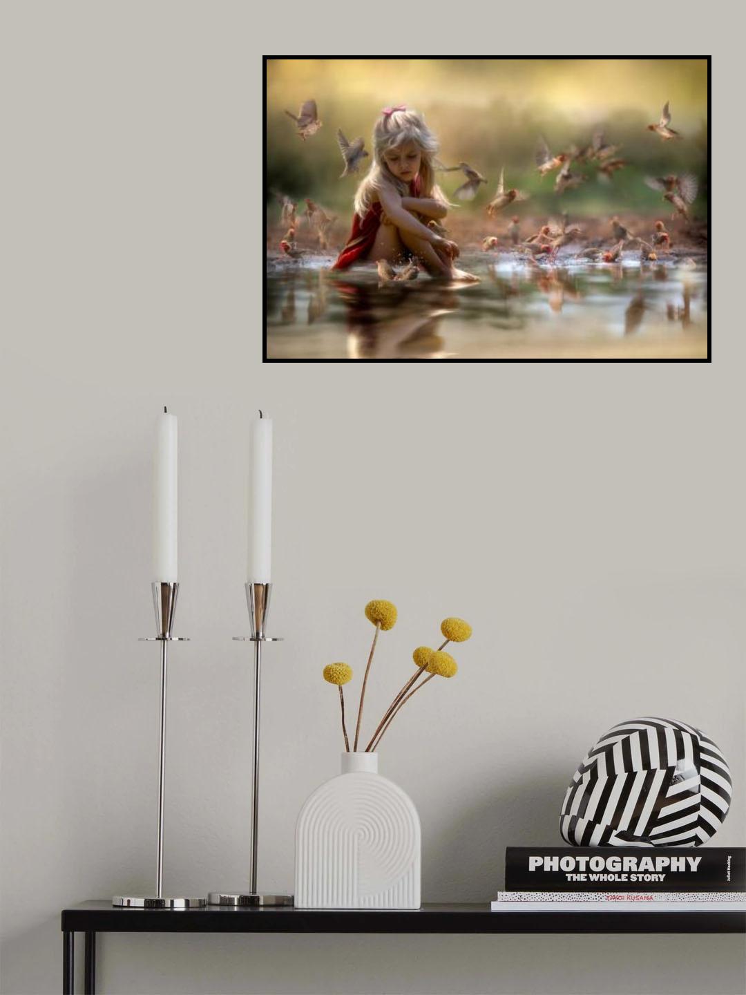 '...Be free with us, our little bird....' Poster och Canvastavla