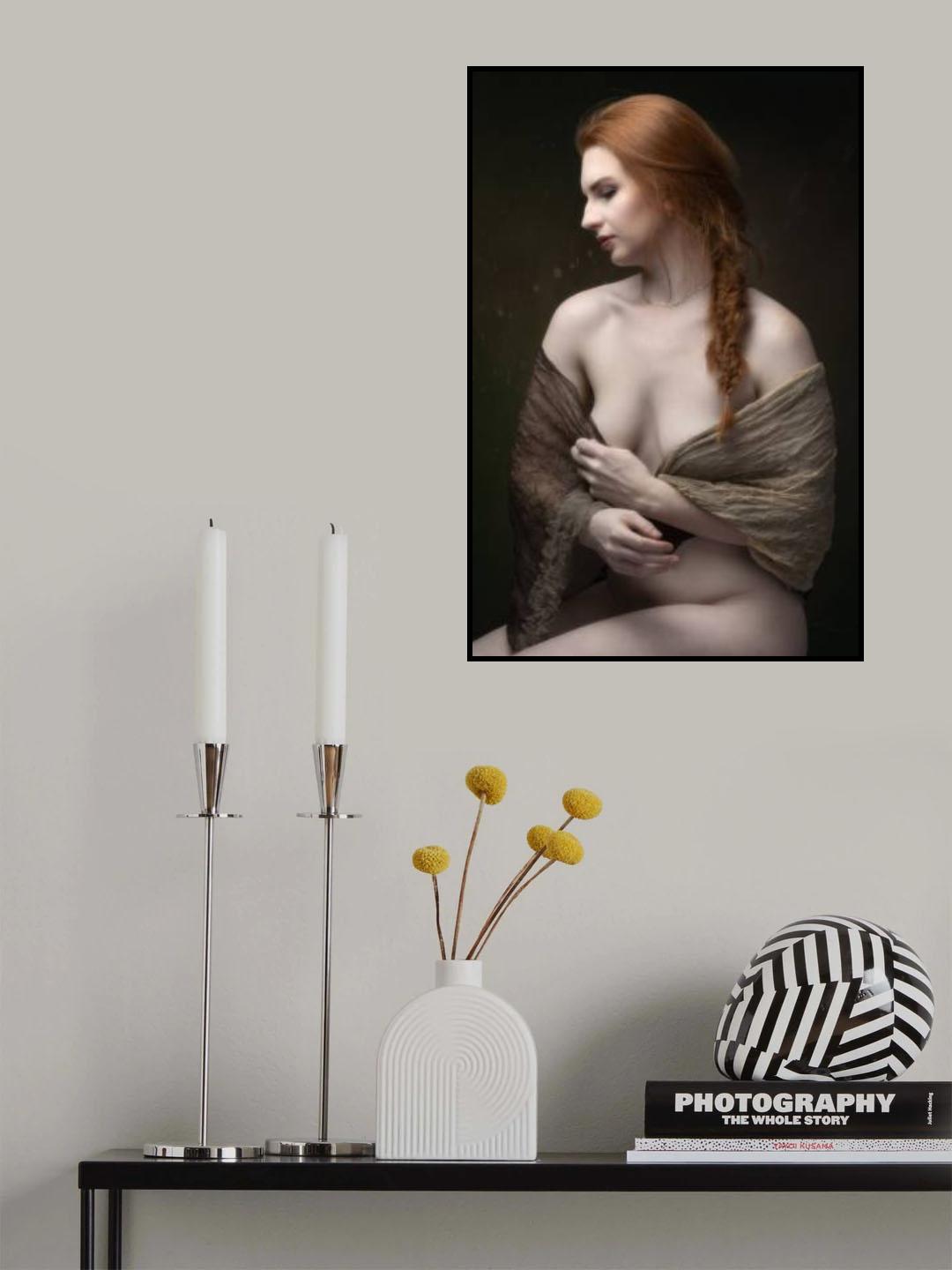 Portrait Of A Redhead Poster och Canvastavla
