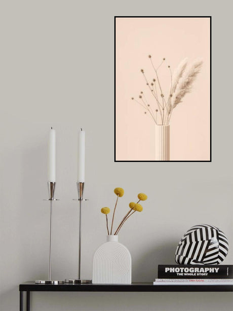 Thistle &amp; Pampas Beige Poster och Canvastavla