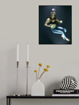 underwater artistic portrait shooting Poster och Canvastavla