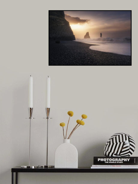Reynisfjara sunrise Poster och Canvastavla