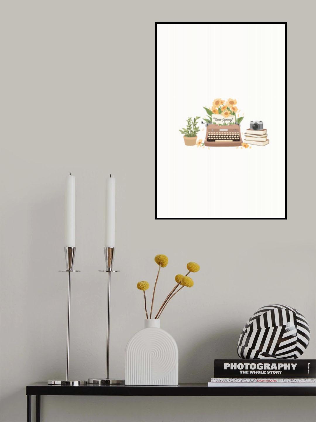 Hello Spring Poster och Canvastavla