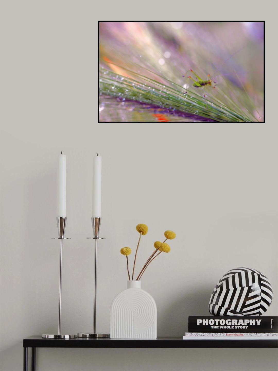 In the light and dew of the morning... Poster och Canvastavla