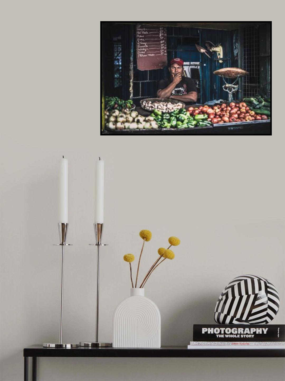 Cuban street market Poster och Canvastavla