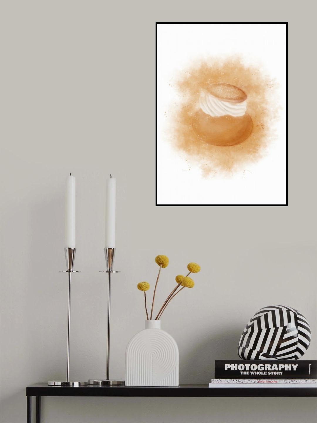 Semla Splash Poster och Canvastavla