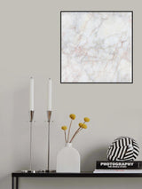 White Marble IV Poster och Canvastavla