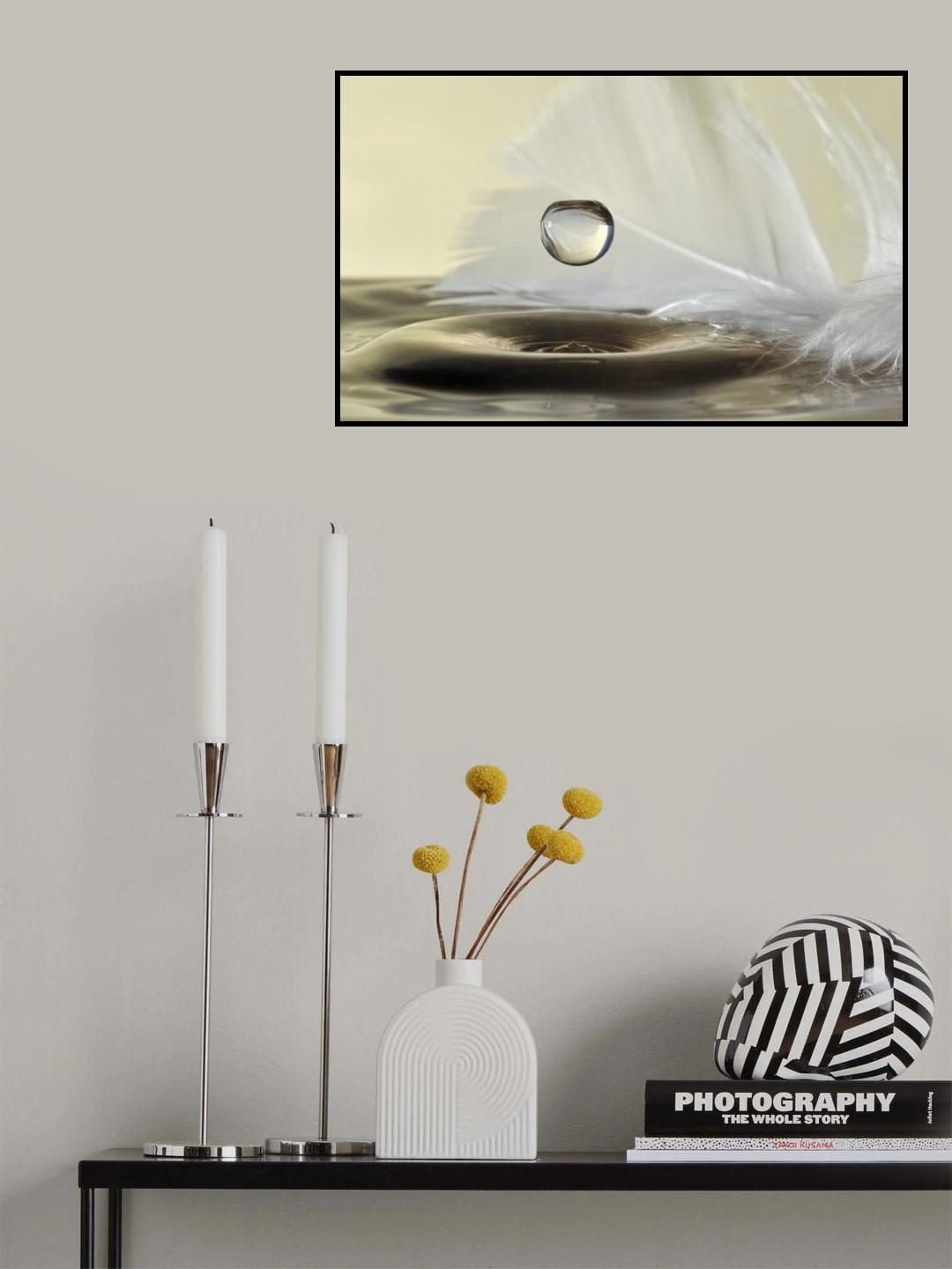 Feathers drop Poster och Canvastavla